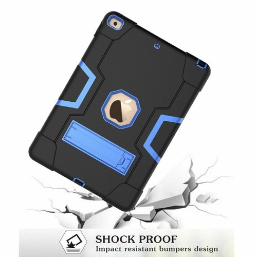 For iPad 7th Generation 10.2 2019 Case Shockproof Rubber Armor Hard Stand Cover - Picture 26 of 55