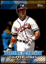 Chipper Jones 2022 Topps 5x7 Welcome to the Show Gold #WTTS-14 6/10 Braves