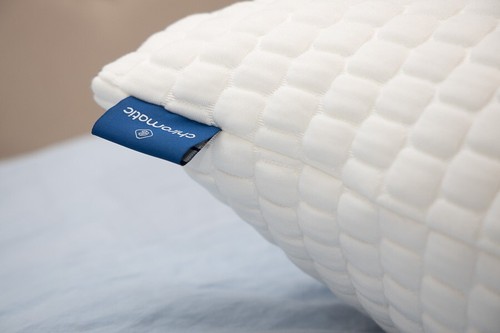 PILLOW PAIR 2 EACH MEMORY-FOAM-FREE QUEEN HYBRID CHIROMATIC 27x18 in. RTL $116 - Picture 3 of 8