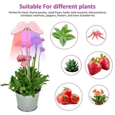 LED Grow Light Plant Growing Lamp Full Spectrum 3 Modes for Indoor Plants Timing