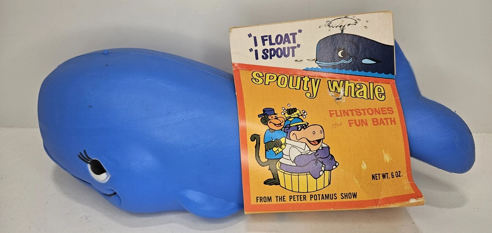  Have one to sell? Sell now Spouty Whale Hannah Barbara 1976 Soaky Bath Toy The Peter Potamus Show vintage