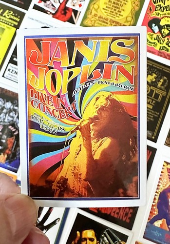ROCK POSTERS Stickers, 40pcs, Vintage, Rock Concerts, Music bands Free Shipping* - Picture 8 of 10