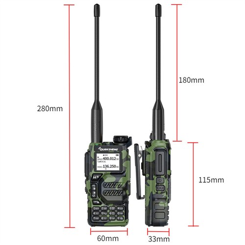 UV-K5 5W Dual Band Walkie Talkie Rechargeable Two Way Radio VHF/UHF NOAA Weather - Picture 7 of 9