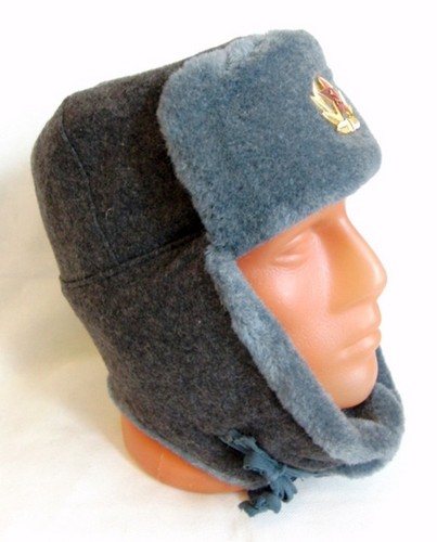 Soviet Russian Army Hat USSR Badge Soldiers North Siberian Ushanka Long Ears - Picture 5 of 13