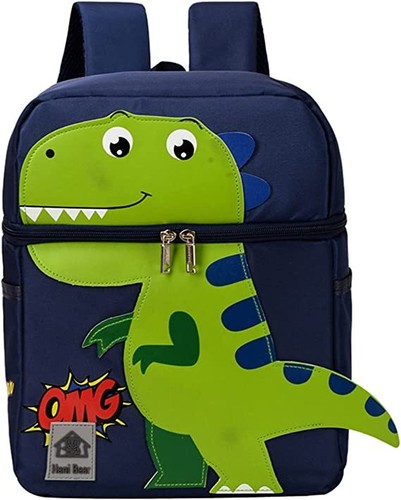 Kids Cartoon Backpack Sling Bag Child Nylon Dinosaur Cute Schoolbag Kindergarten - Picture 32 of 40