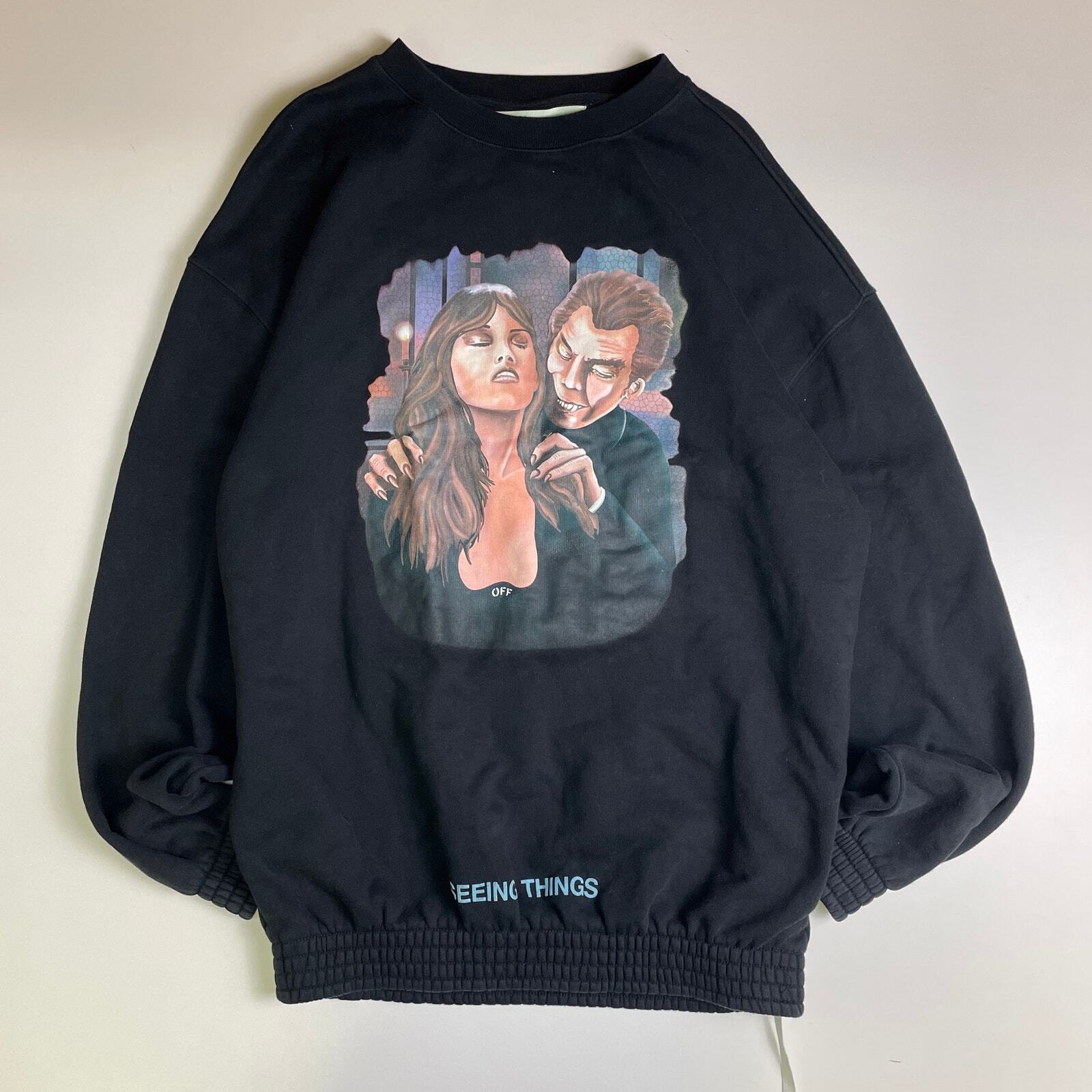Off-White vampire seeing things crewneck - image 1