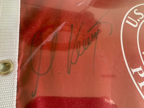 McIlroy, B Watson And Kaymer Signed 2014 Golf Major Pin Flags BAS - Picture 11 of 12