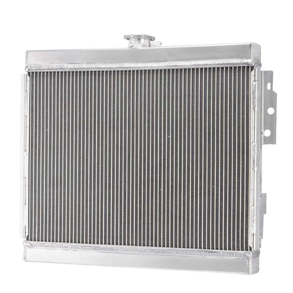 4Rows Aluminum Radiator For 1975-78 Ford Mustang II Ghia Base 5.0L V8 Engine AT - Image 3 of 4