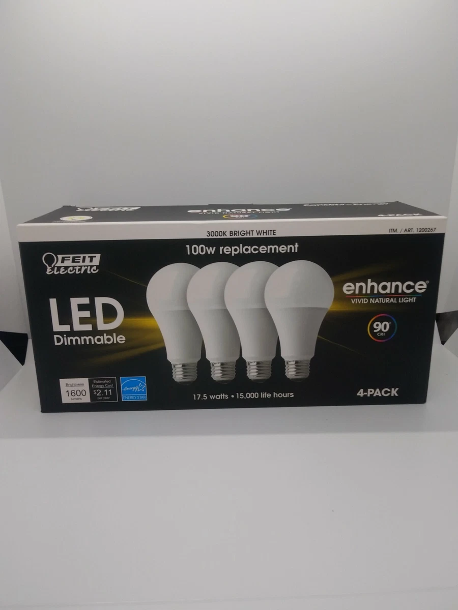 Bright white light sale bulbs 100 watt