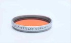 Ernst Leitz Leica Wetzlar 39mm screw in orange filter Chrome Genuine Original