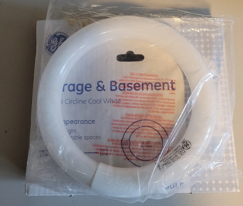 General Electric GE FC8 T9 Circline Cool White 8" Garage Basement Light 4 Pin - Image 3 of 3