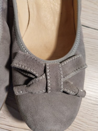 Paul Green Pumps Grau GR.6 1/2 , 39,5 Wildleder Schleife - Bild 7 von 7