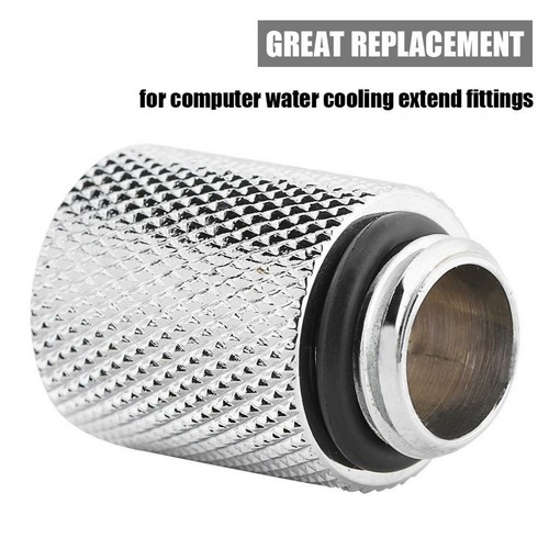 2pcs Water Cooling G1/4 Male to Female Extender Fitting Adapter Screw Seat 20mm - Photo 4/6
