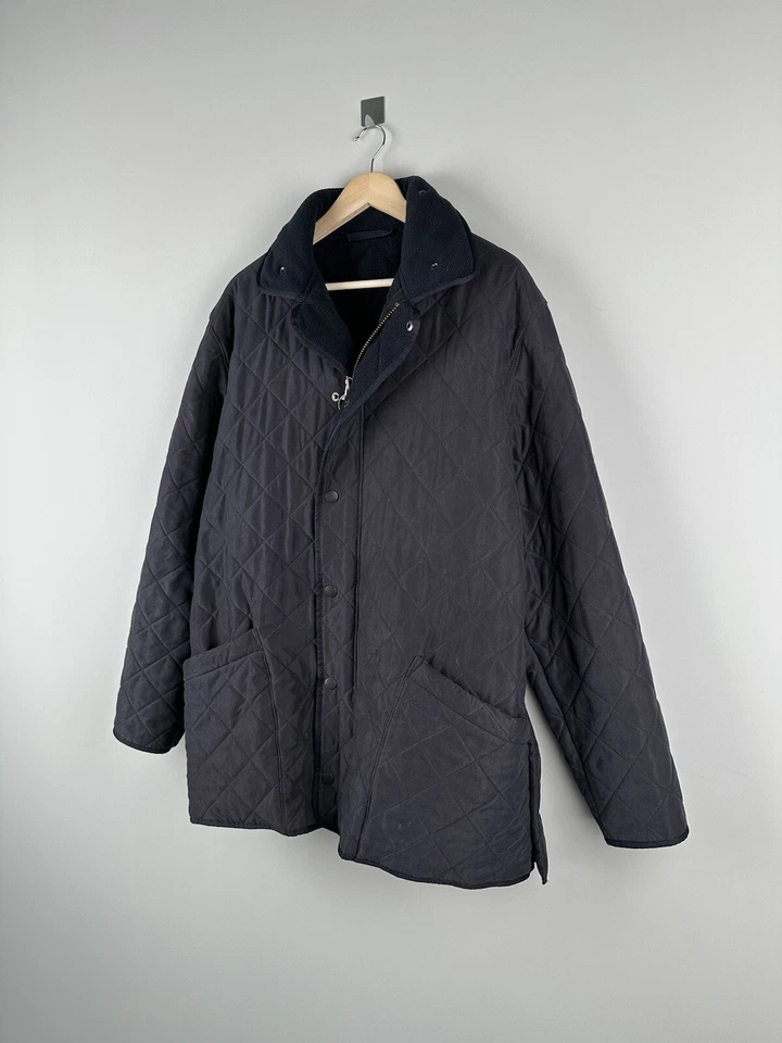 BARBOUR Quilted Microfibre Polarquilt Jacket Black Size XL - Image 4 of 4