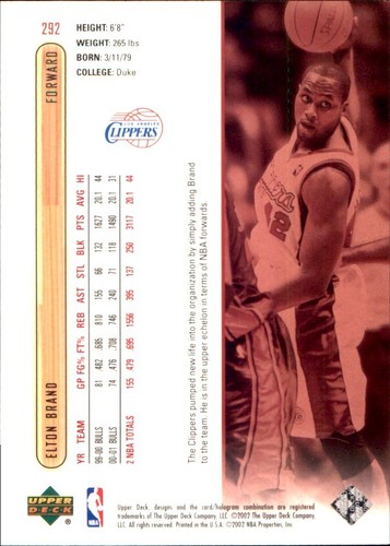 2001-02 Upper Deck 🏀 YOU PICK #2 - #437 🏀 NBA Cards SP RC Base Commons Stars - Photo 180 sur 238
