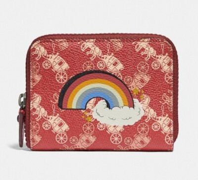 rainbow wallet coach