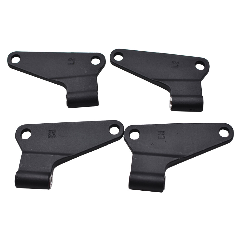 FOR 2007-2018 Jeep Wrangler JK Body Door Hinge Replacement Set Powder Coat 16pcs