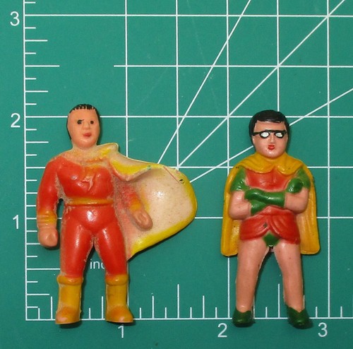 Vintage DC Comic Character Pencil Toppers (LOT OF 2) Shazam & Robin Hong Kong - Picture 6 of 6