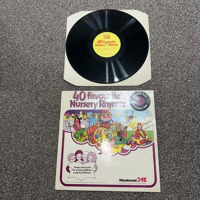 40 Favourite Nursery Rhymes - Eira Davies - Mono - 1st Press - UK - 1974 -