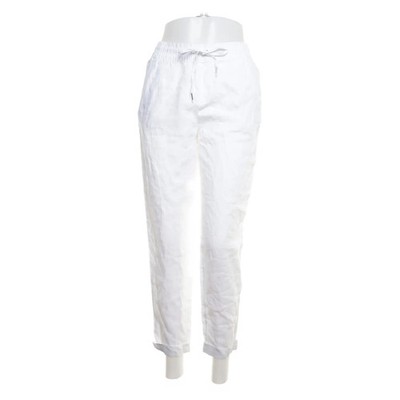 L.O.G.G by H&M, Hose, Größe: 36, Weiß, Leinen, Einfarbig, Damen #hM6