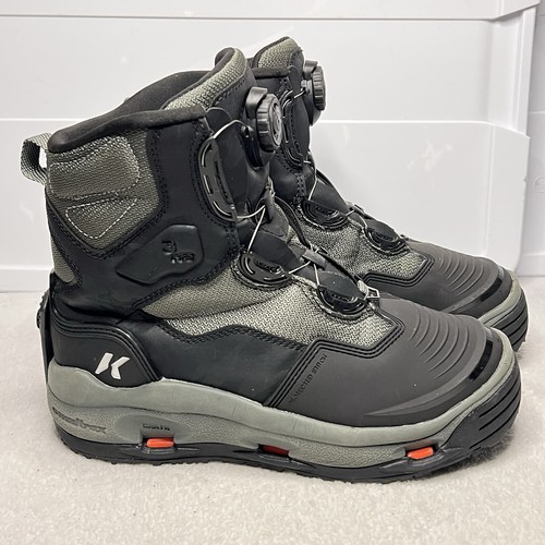 Korkers Darkhorse Watstiefel FB4710 Kling-On Sohlen Größe 11 Omnitrax