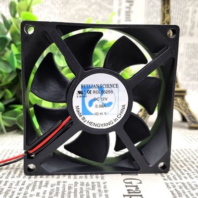 1 pcs RUILIAN RDL8025S 8025 12V 0.08A 8CM chassis power supply mute cooling fan 