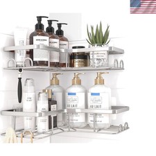 Corner Shower Caddy - 2 Pack, Adhesive Shower Organizers, Rustproof Stainless...