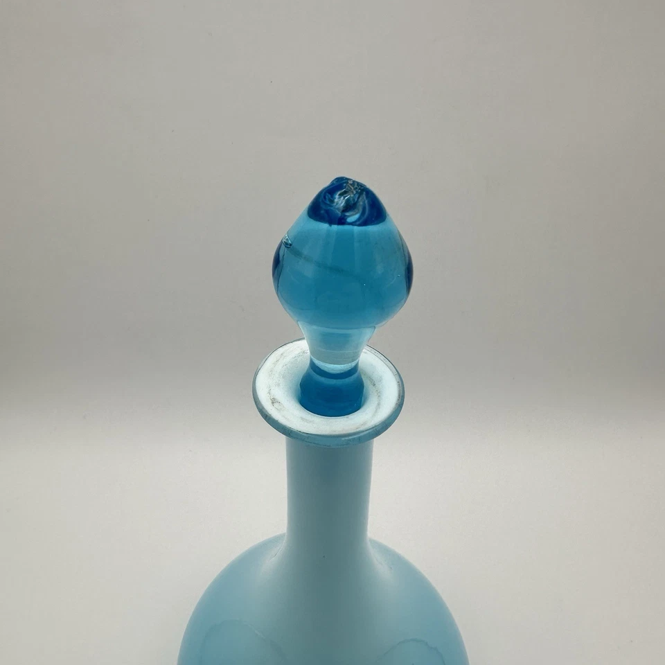 De colección Raro Difícil de Encontrar Empoli Estuche Mini Genio Botella Perfume Boudoir Azul Claro Foto 2 de 4