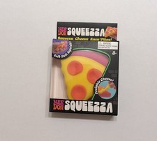 Schylling NeeDoh Squeezza Pizza Slice Peelable Cheese Squishy Fidget Toy - NEW
