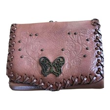 Anna Sui Shoulder Bag Dusty Color Used Pre-owned