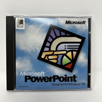 Vintage Microsoft PowerPoint Windows 95 CD-ROM