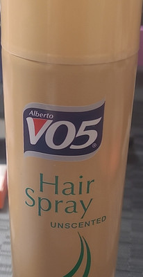 V05 Alberto VO5 Hairspray Spray Unscented Strong Hold Long Lasting