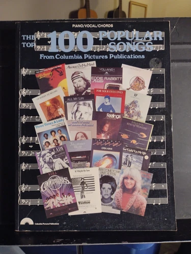1970's 1980's Pop Rock Compilation Songbook Top 100 Piano Guitar 400 Pgs VH