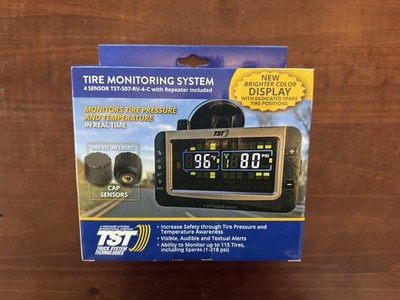 TST TPMS Four (4) Tire Pressure Sensor System with Repeater #TST-507-RV-4-C