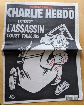 CHARLIE HEBDO 1224 French magazine January 6th 2016 1.6.2016