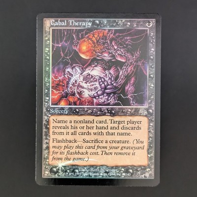 MTG \>> Cabal Therapy (EX) // Judgment - 341 Trading - Magic