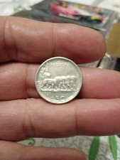 41f Moneta Da 50 Centesimi Leoni 1925 Contorno Rigato