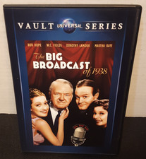 THE BiG BROADCAST OF 1938 DVD UNiVERSAL VAULT SERiES BOB HOPE W.C. FiELDS