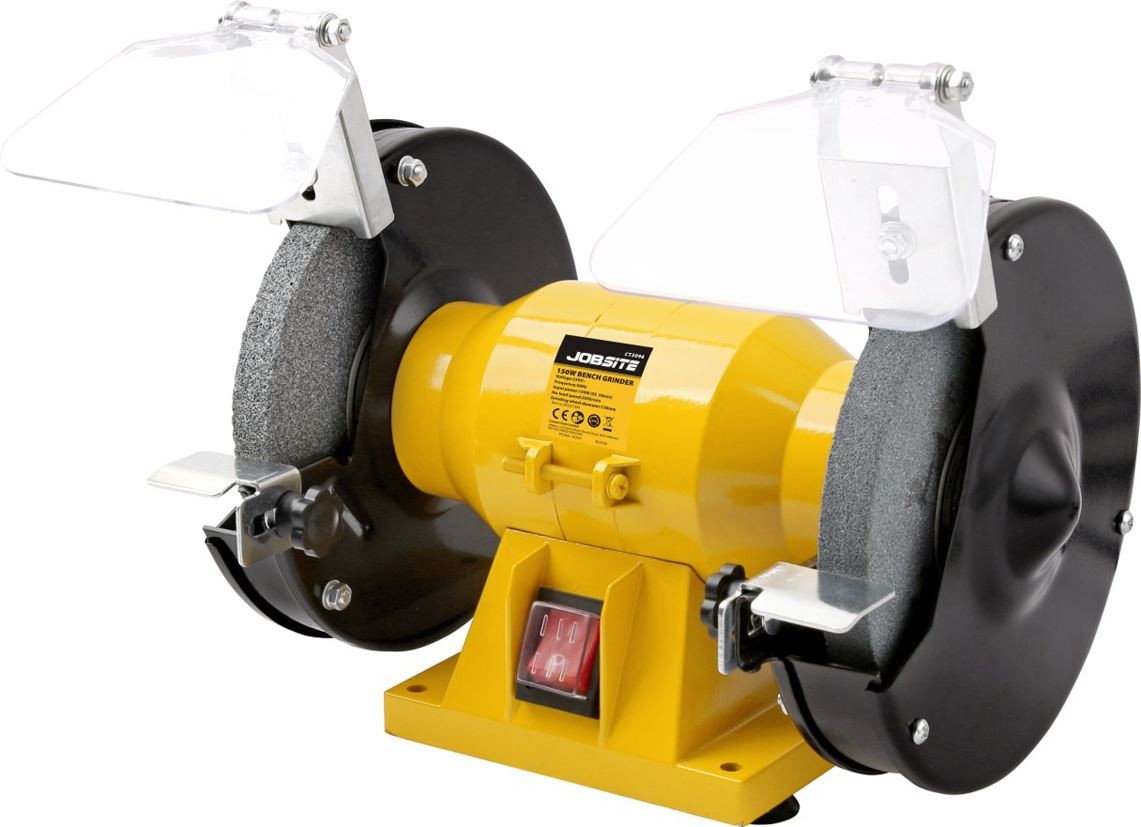 150W Heavy Duty Bench Grinder Polisher 6"" Twin Wheels 150mm 230V