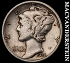 1938-S Mercury Dime- Silver- Scarce Better Date No Reserve #J5133