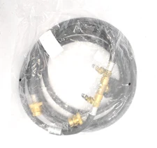 Aupoko Y Splitter CGA Propane Tank Converter Adapter Hose 5' 2 Way 350 PSI