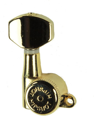 Grip-Lock 3X3 Enclosed Locking Tuners - Gold