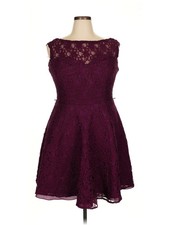 MoriLee by Madeline Gardner Women Red Cocktail Dress 22 Plus