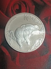 🇦🇺2022 1 OZ .9999 FINE SILVER $1 AUSTRALIA KOALA BEAR QUEEN ELIZABETH II