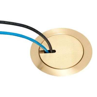 Arlington FLBC4580 Recessed Power 5.625'' Top, 4.5'' Inner, 3.5'' Depth, Brass 