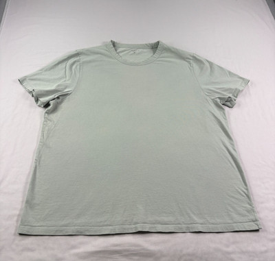 Mott & Bow Shirt Mens 2XL Gray Green Crew Neck Short Sleeve Tee