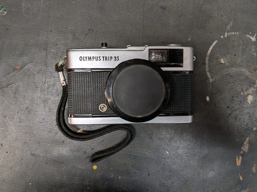 Olympus Trip 35 35mm Film Camera Vintage With Wrist Strap