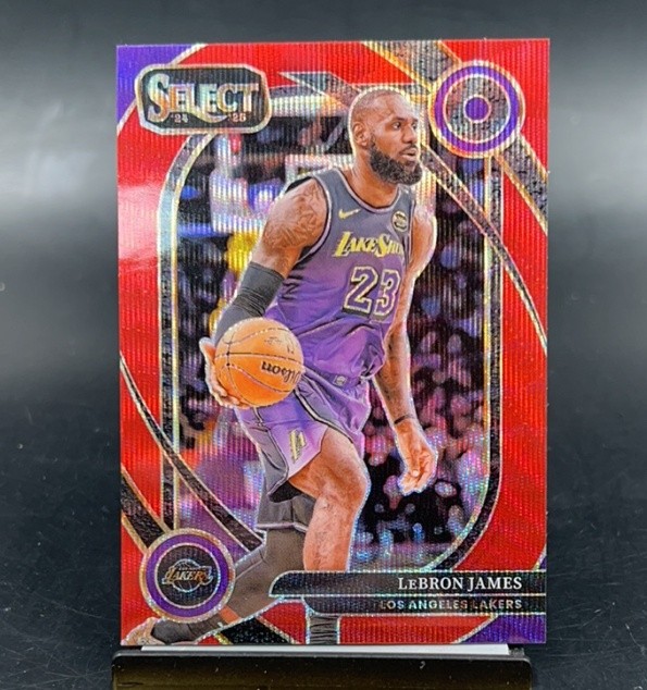 LeBron James 2024-25 Panini Select Courtside Red Wave #241