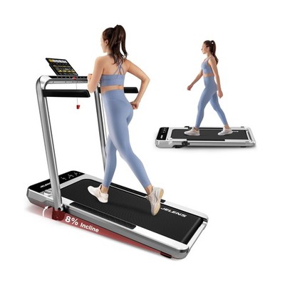 Treadmill for Home, Walking Pad Treadmill with Incline, 2-in-1 Portable Walki...