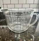 Vtg Anchor Hocking 8 Cup 2L 2 qt Measuring Mixing Batter Bowl #88 Handle Spout